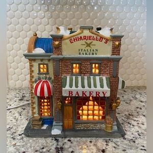 Lemax Village Collection Italian Bakery - Vintage Christmas Village house